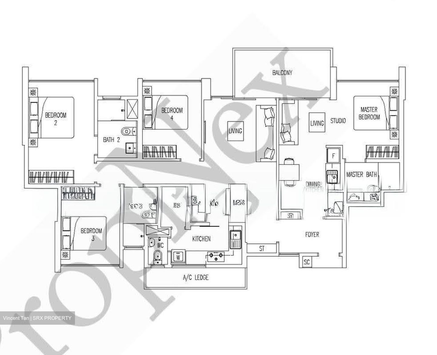 Twin Waterfalls (D19), Condominium #625724241